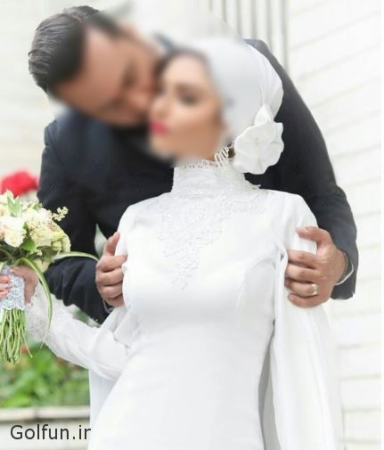 مدل لباس عروس بازیگر زن ایرانی + بوسه جنجالی هانیه غلامی و همسرش مدل لباس عروس بازیگر زن ایرانی + بوسه جنجالی هانیه غلامی و همسرش