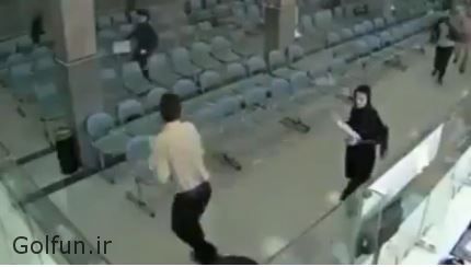 نخستین فیلم منتشر شده از فیلم دوربین مداربسته مجلس از حمله تروریستی داعش به مردم