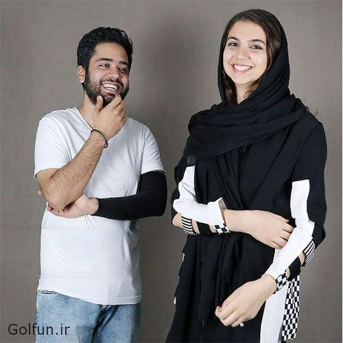 ازدواج سارا خادم الشریعه و همسرش اردشیر احمدی